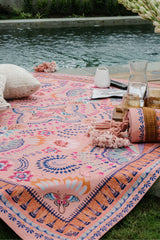 Wandering Folk Picnic Rug - cherry blossom